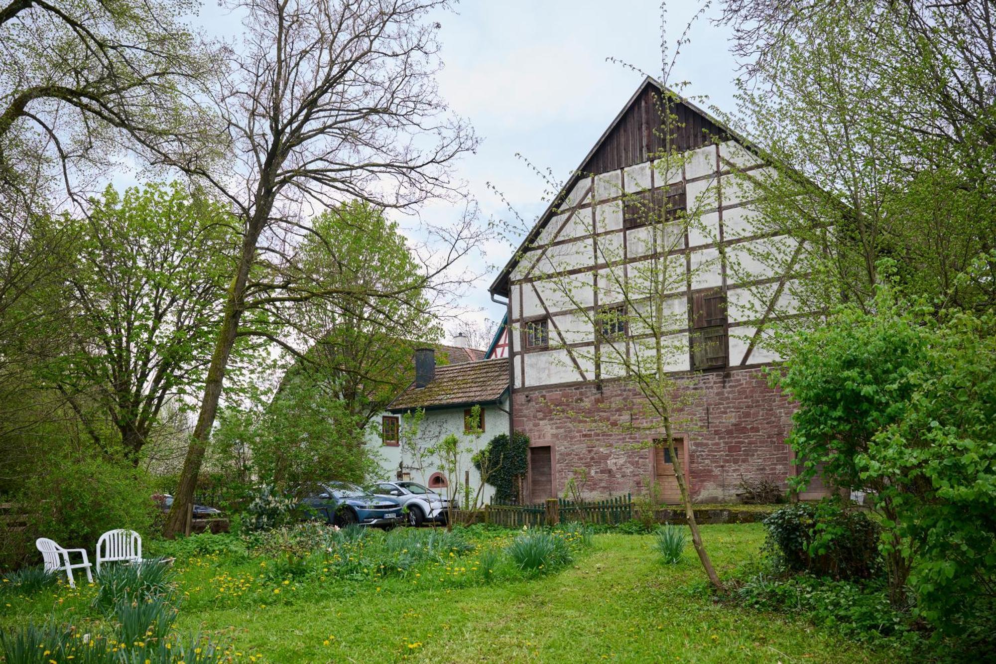 Ferienwohnung In Historischer Muehle Buchen  Exterior photo